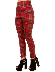 Pantalones mujer BANNED - rojo - TBN432