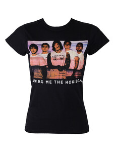 Camiseta metalica De las mujeres Bring Me The Horizon - Foto Líneas - ROCK OFF - BMTHTS41LB