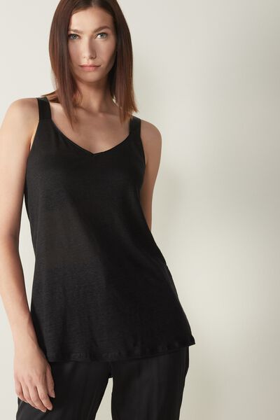 camisetas tirantes anchas mujer