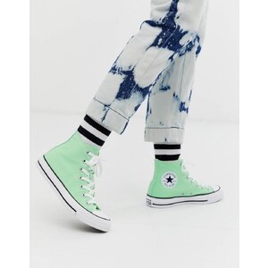 Zapatillas hi-top verde flúor lavado Chuck Taylor All Star de Converse -  GLAMI.es