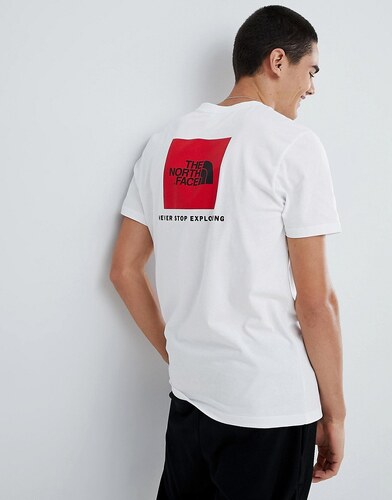 camiseta north face blanca