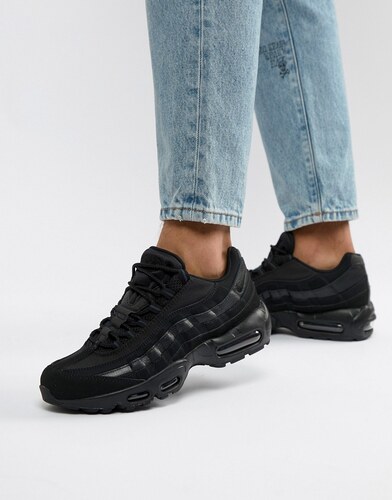 Legítimo no relacionado confiar Zapatillas de deporte en cuero negro Air Max 95 de Nike - GLAMI.es