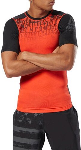 camisetas reebok hombre naranja