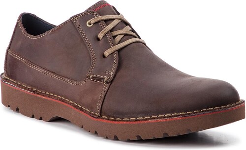 Zapatos CLARKS - Vargo 261366757 Dark Brown Leather GLAMI.es