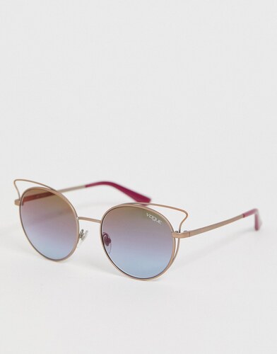 medias Acurrucarse Significado Gafas de sol ojos de gato con lentes en rosa sombreado de Vogue - GLAMI.es