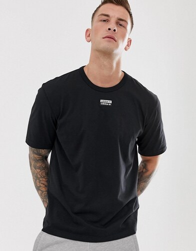 Ver a través de Incorporar fax Camiseta negra con logo en el centro RYV de adidas Originals - GLAMI.es