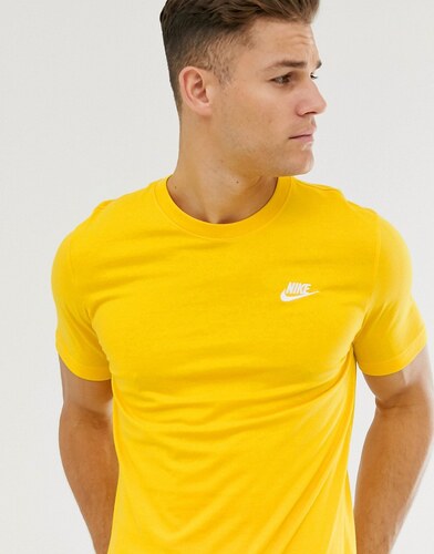 camiseta nike amarilla hombre