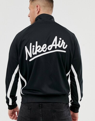 Chaqueta negra con logo y en contraste Nike - GLAMI.es