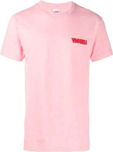 camiseta supreme rosa