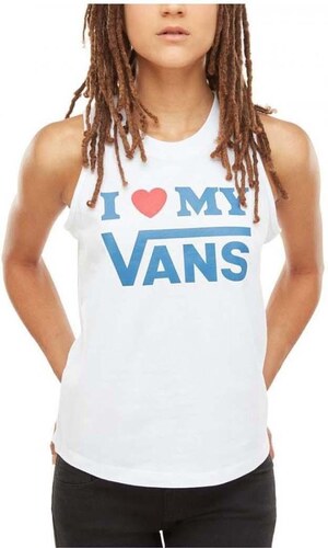 camisetas vans mujer blanco