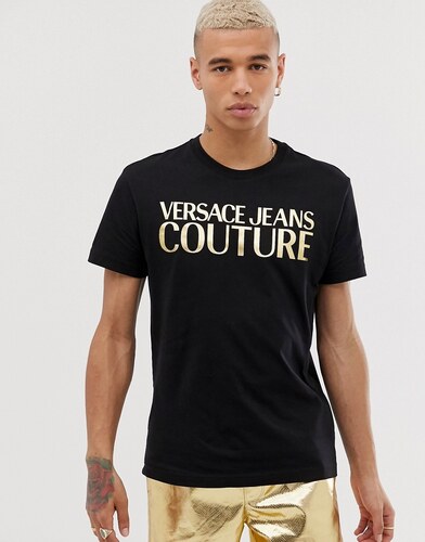 camiseta versace negra