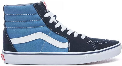 vans suela altas hombre azul