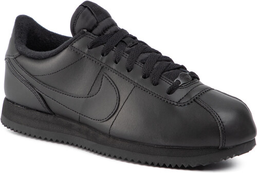 enfermo Abuso añadir Zapatos NIKE - Cortez Basic Leather 819719 001 Black/Black/Anthracite -  GLAMI.es