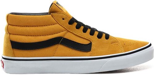 vans mid top mujer naranja