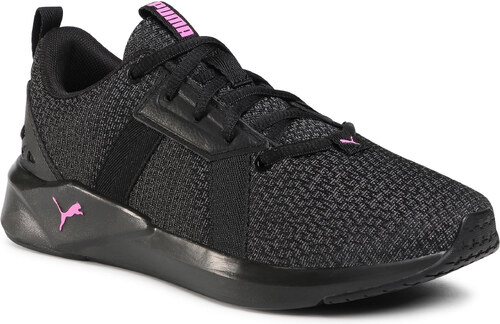 Zapatos PUMA - Chroma Knit 193776 01 Black/Asphalt/Luminous Pink - GLAMI.es