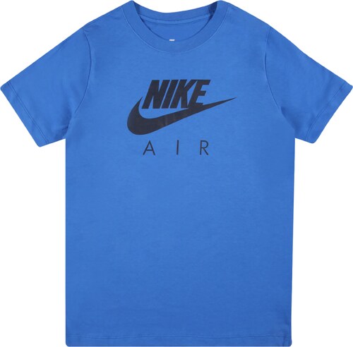 Mancha Aplastar vertical NIKE Camiseta funcional azul cielo / negro - GLAMI.es