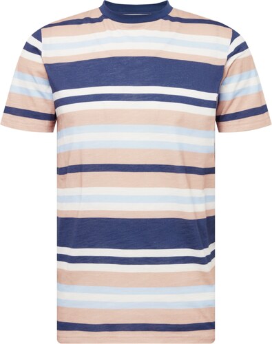sitio Desesperado salado By Garment Makers Camiseta 'Pete' navy / azul claro / blanco / talco -  GLAMI.es