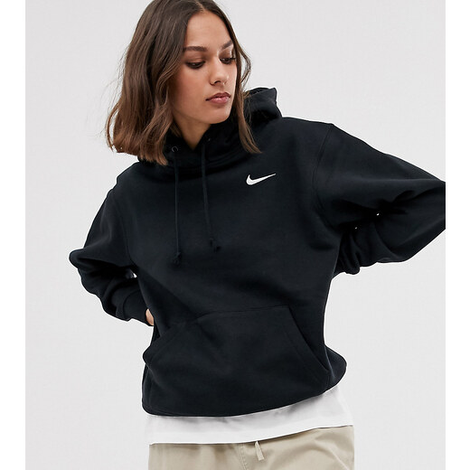 Sudadera con capucha negra con logo pequeño de Nike - GLAMI.es