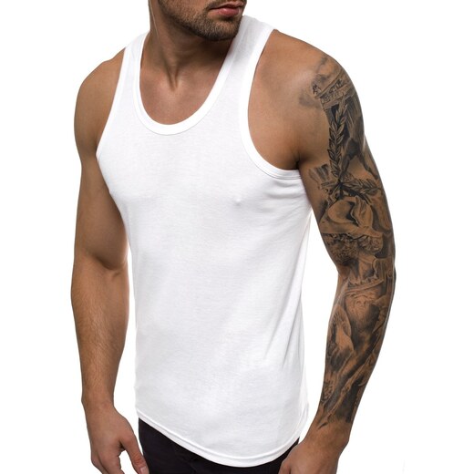 Camiseta sin mangas de hombre negra OZONEE JS/99001