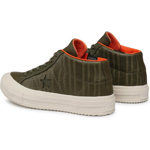 Sneakers CONVERSE - Star Climate Mid 158836C Olive/Black - GLAMI.es