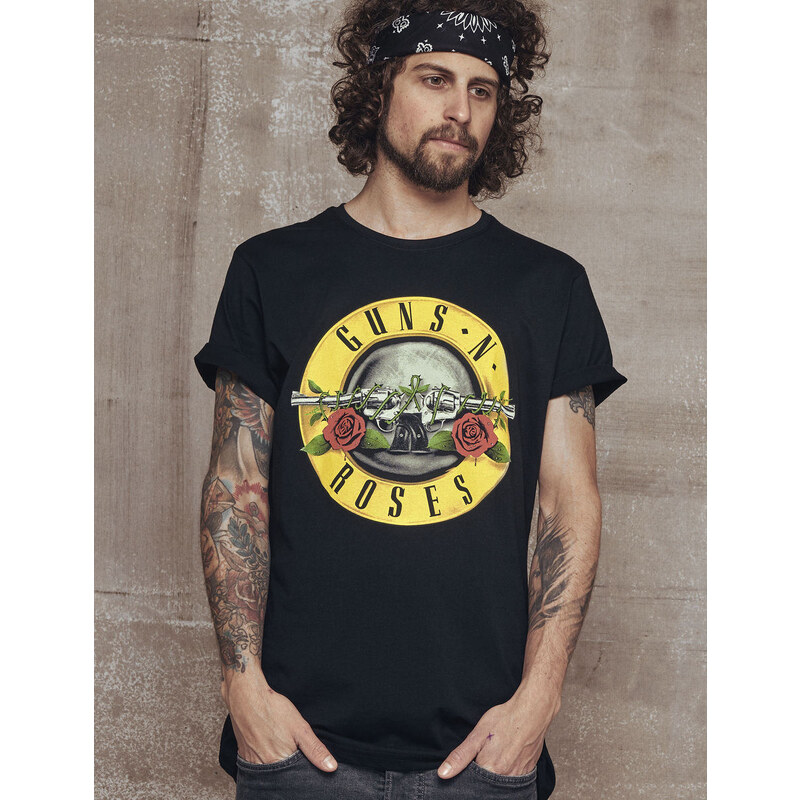 Camiseta metalica de los hombres Guns N' Roses - Logo - NNM - MT346