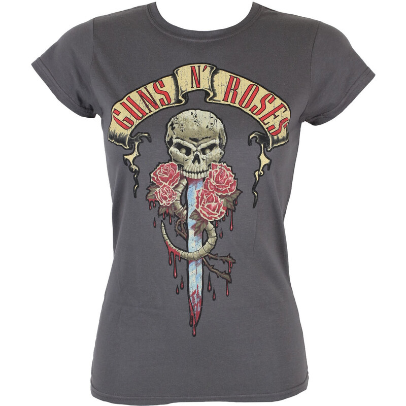 Camiseta metalica De las mujeres Guns N' Roses - Goteo Daga - ROCK OFF - GNRTS23LC