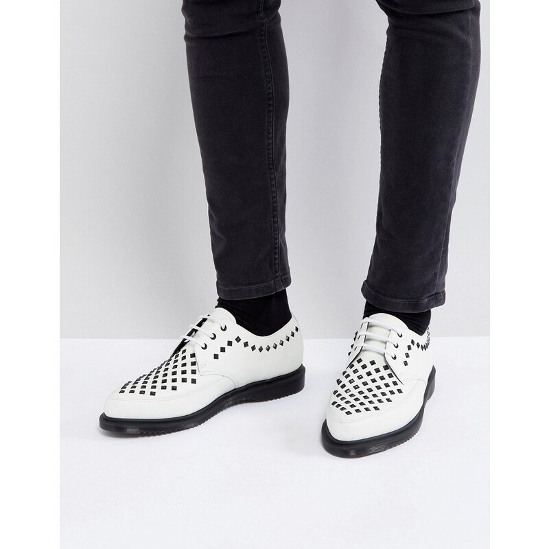 Creepers en blanco con tachuelas Willis de Dr Martens GLAMI.es