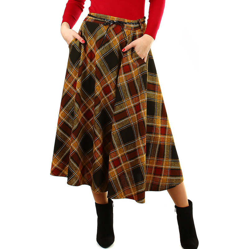 Glara Long knit skirt