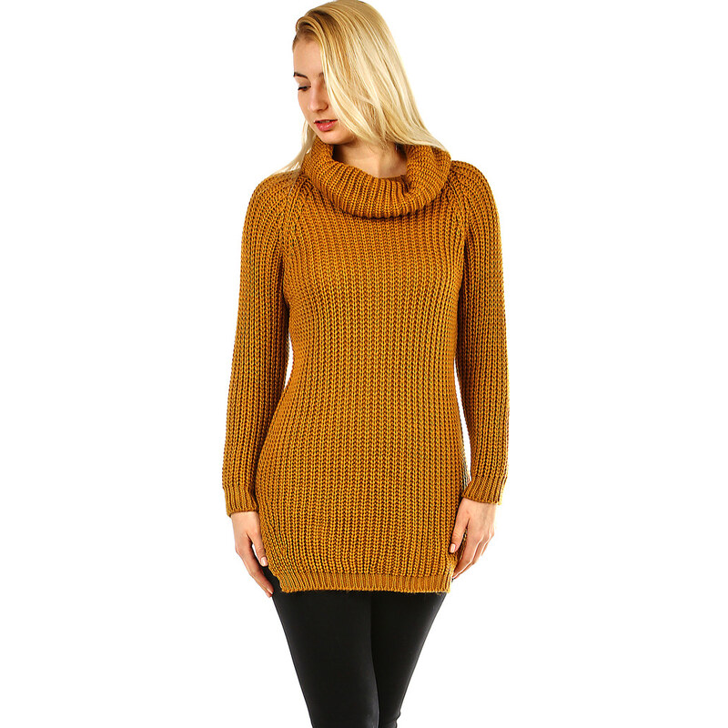 Glara Longer sweater with turtleneck