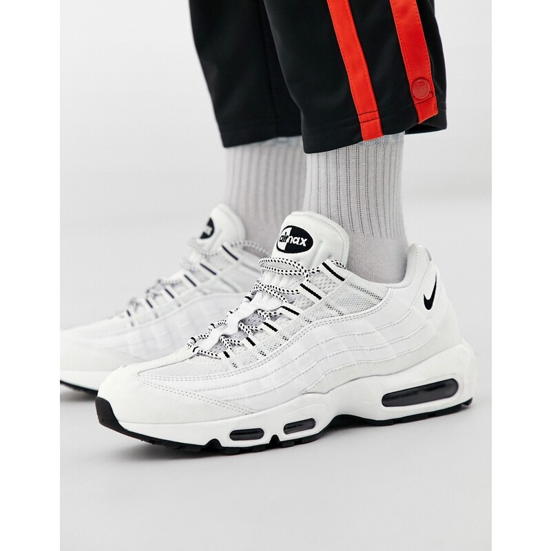 Zapatillas blancas de cuero Air Max 95 de Nike GLAMI.es