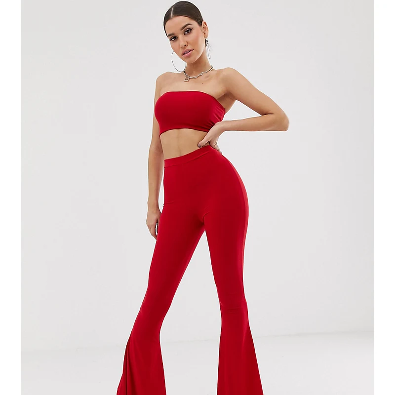 Brillar Trágico Anuncio Pantalones de campana rojo de Fashionkilla - GLAMI.es