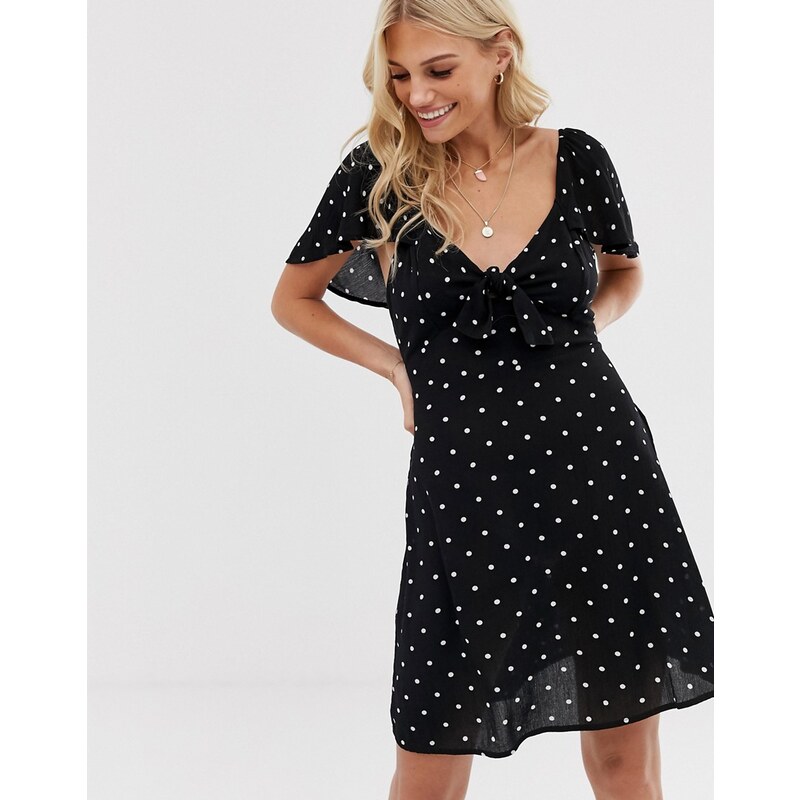 Stradivarius vestido online lunares