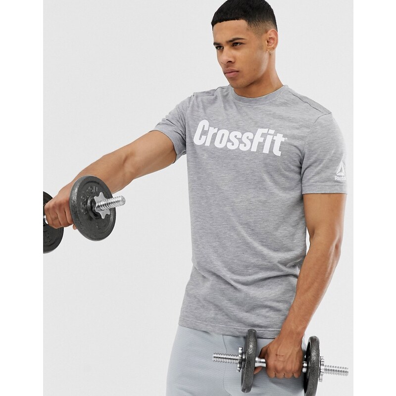 Camisetas reebok crossfit gris online