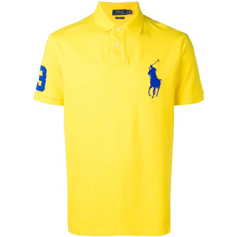 Polo Ralph Lauren polo con logo bordado Amarillo GLAMI.es