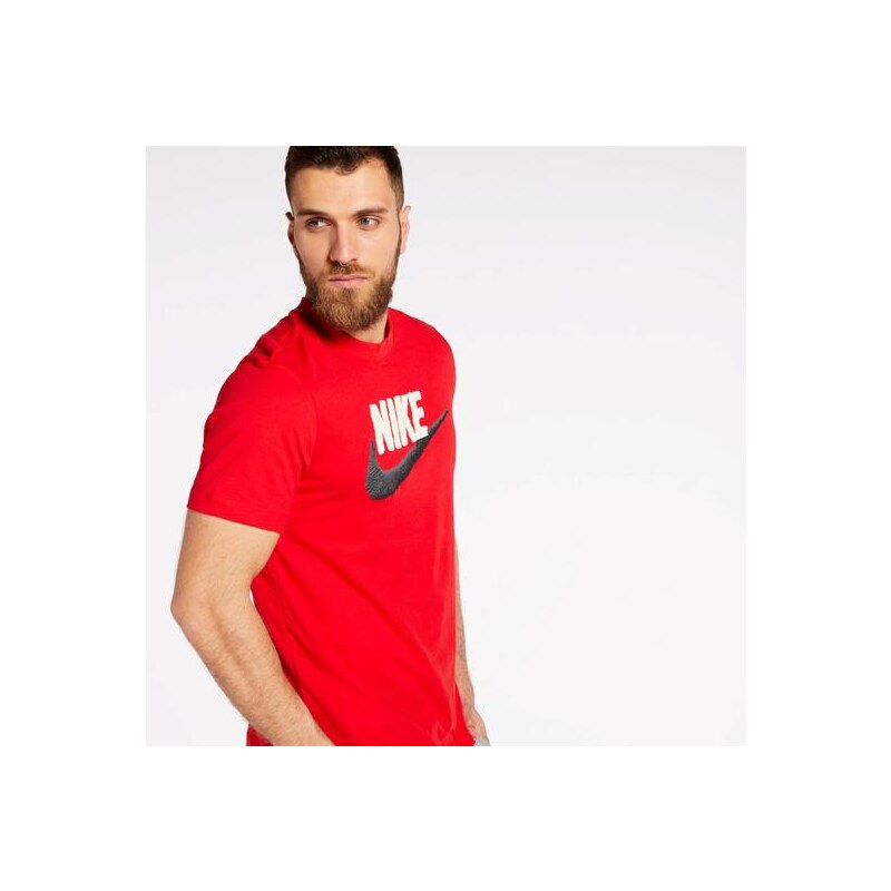 Camiseta nike 2024 roja hombre