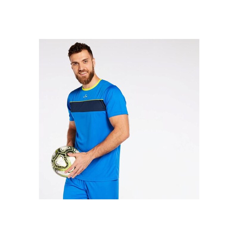 Camiseta futbol hombre azul