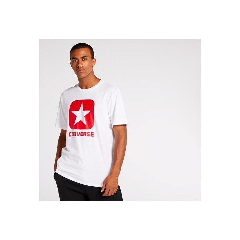 Camiseta converse blanca discount hombre