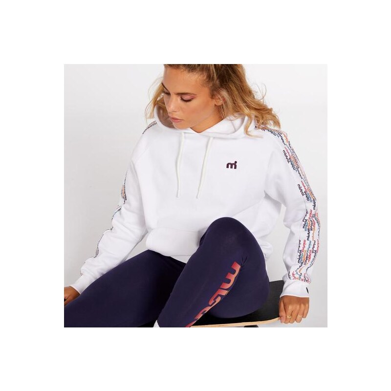 Sudadera de mujer blanca OZONEE JS/W03Z