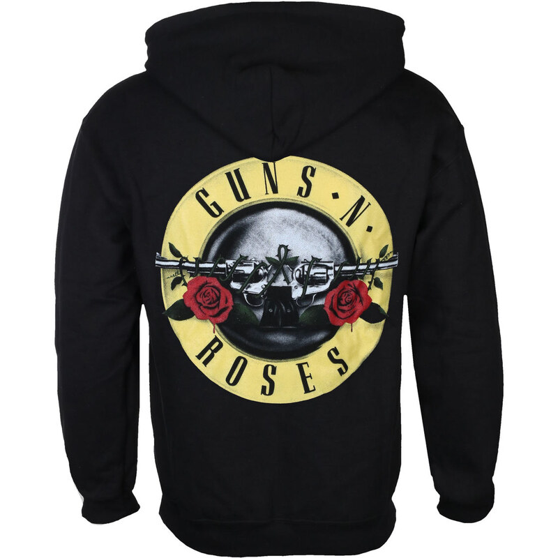 Sudadera con capucha de los hombres Guns N' Roses - Logotipo clásico - ROCK OFF - GNRZHD04MB