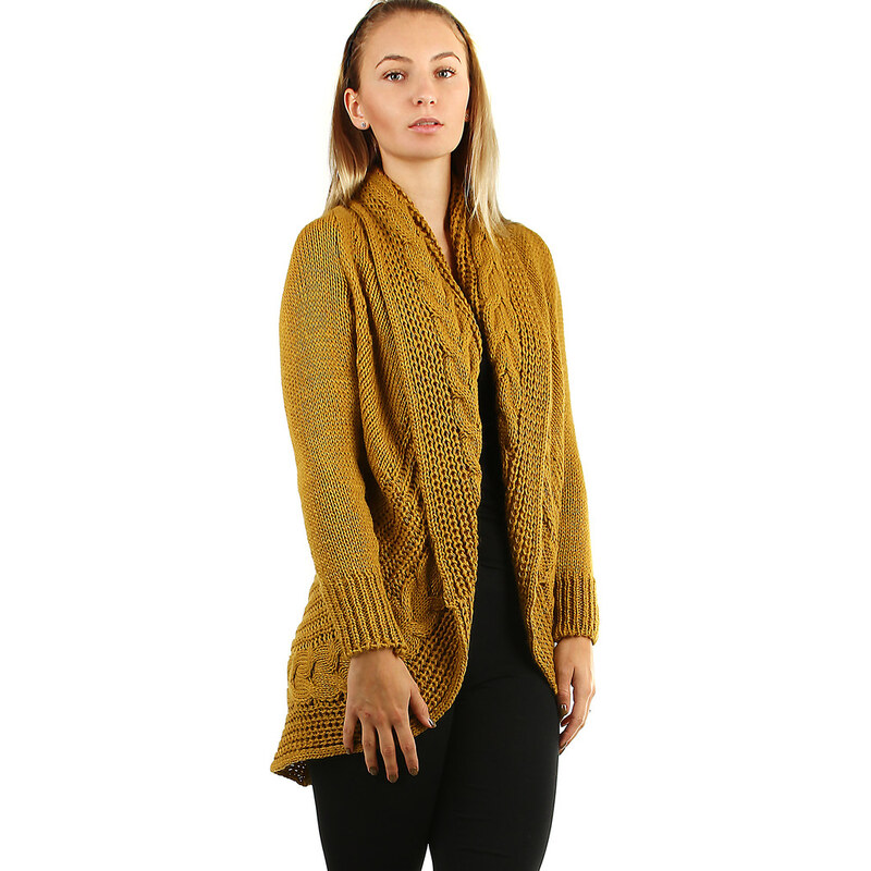 Glara Women's knitted sweater without fastening