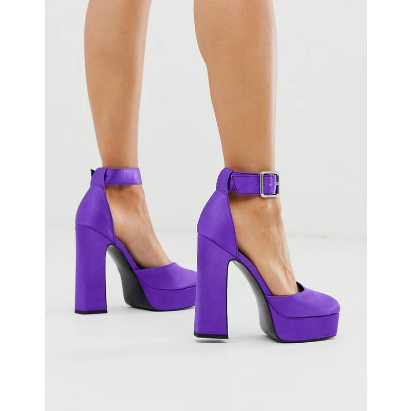 Zapatos de alto de de violeta Presta de ASOS DESIGN - GLAMI.es