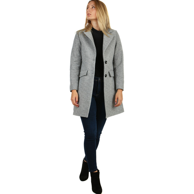 Glara Women's classic monochrome coat