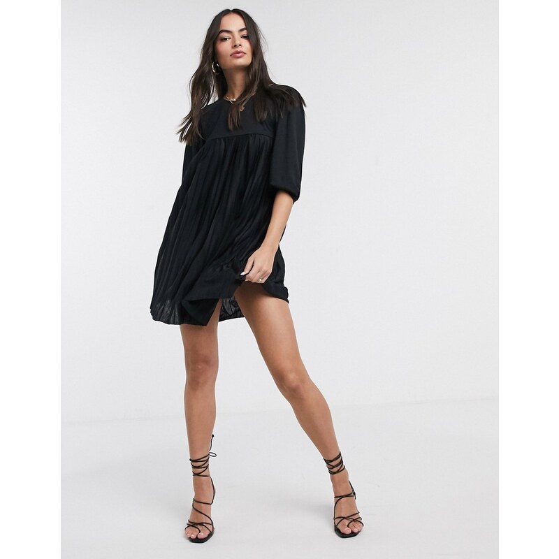 Vestido best sale negro amplio