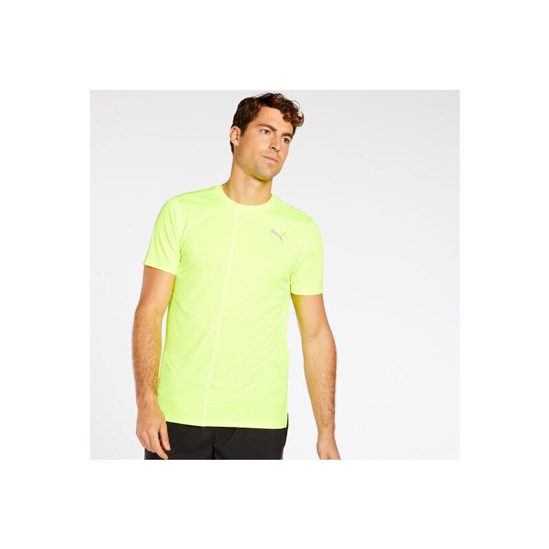 Puma Ignite - Amarillo - Camiseta Running Hombre 