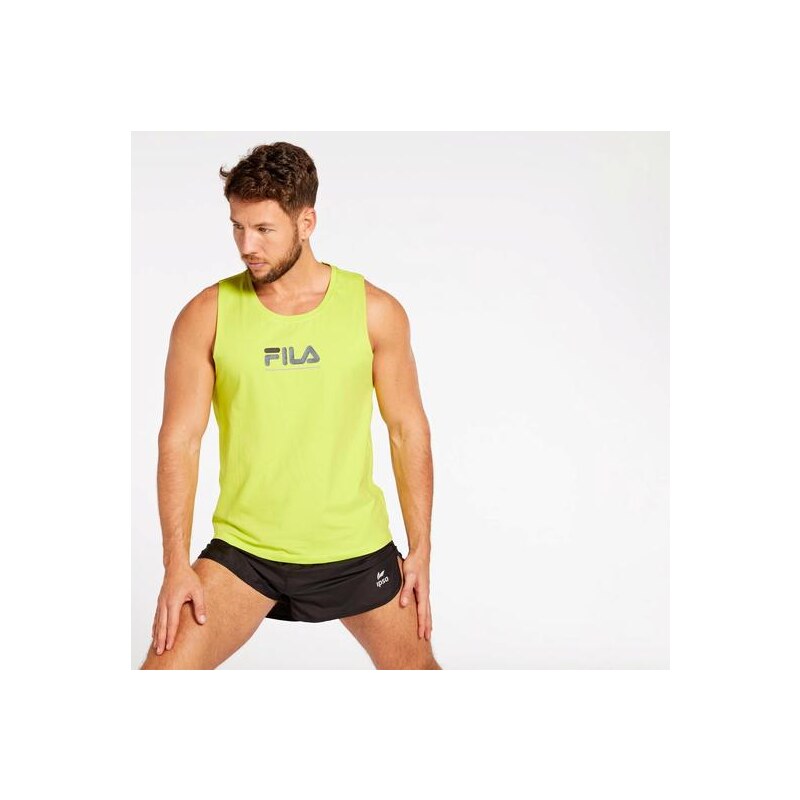 Fila Training - Amarillo - Camiseta Running Hombre 