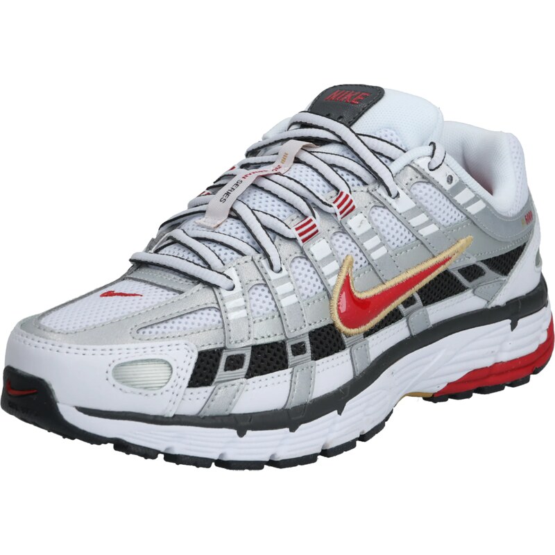 Nike Sportswear Zapatillas deportivas bajas 'P-6000' rojo / negro / plata / blanco