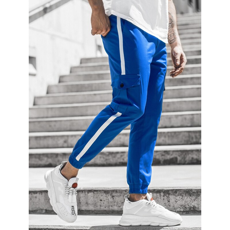Pantalón jogger de hombre azul OZONEE DJ/5580