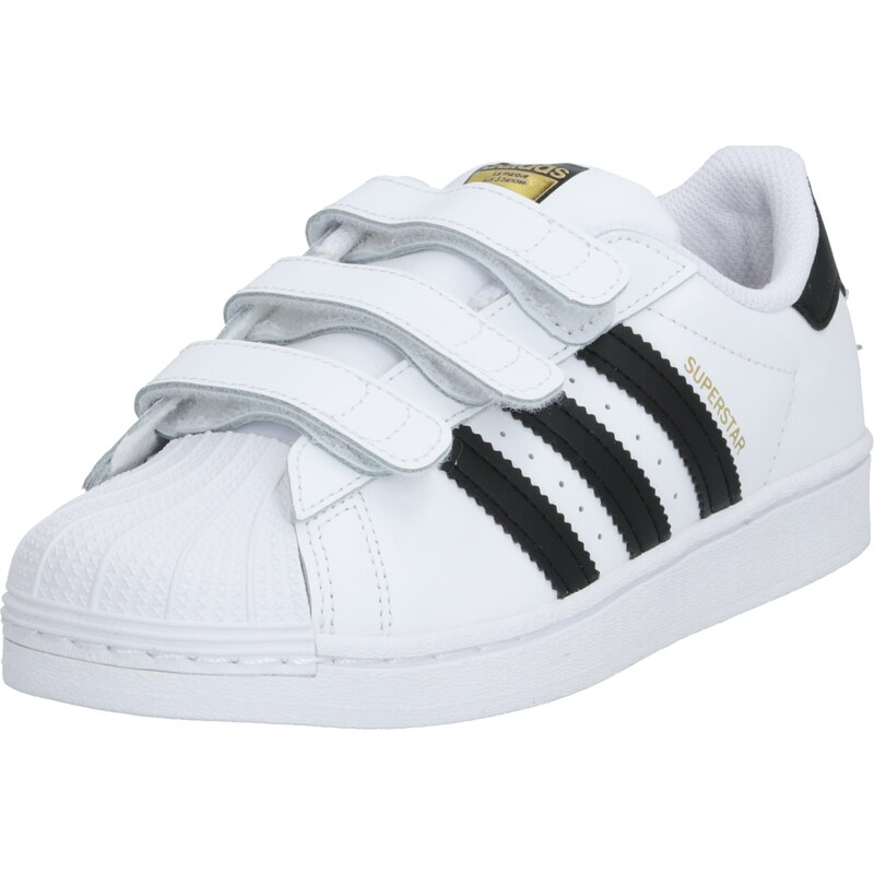 Superstar negro con online blanco