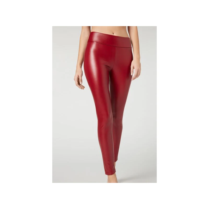 Aumentar Te mejorarás Elegante Calzedonia Leggings Efecto Piel Térmicos Mujer Rojo Tamaño L - GLAMI.es