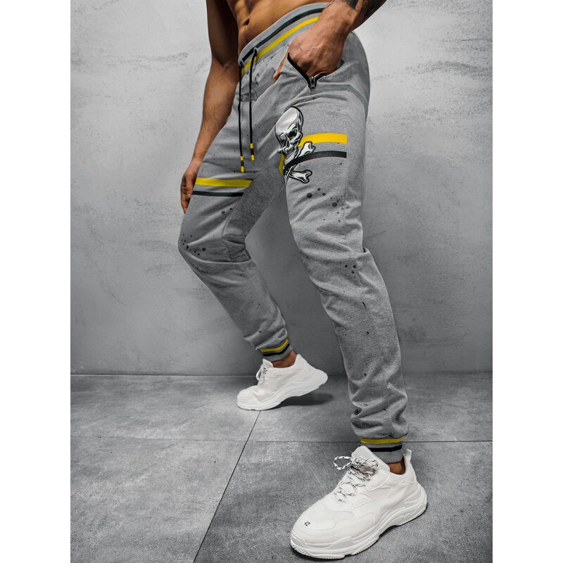 Pantalón de chándal de hombre gris OZONEE JS/K10227